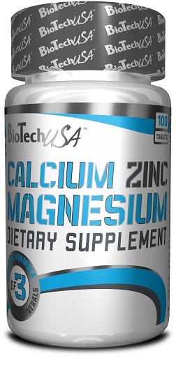 BioTech Calcium Zinc Magnesium - 100 Tabl. 