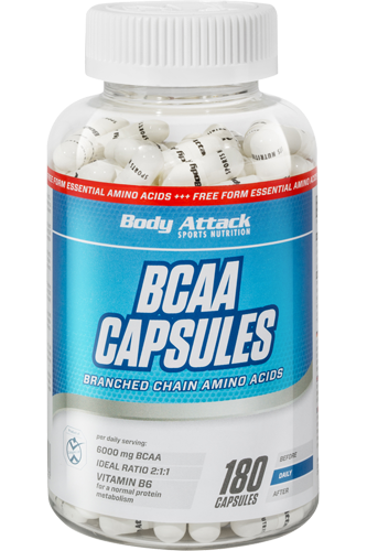 Body Attack BCAA Capsules 180 Caps