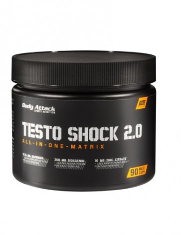 Body Attack Testo Shock 2.0 - 90 Kapsel