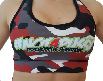 BPS-Pharma - Bra/Top ohne Pad Camo Red