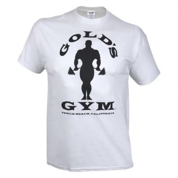 Gold´s Gym Classic Silhouette T-Shirt weiß