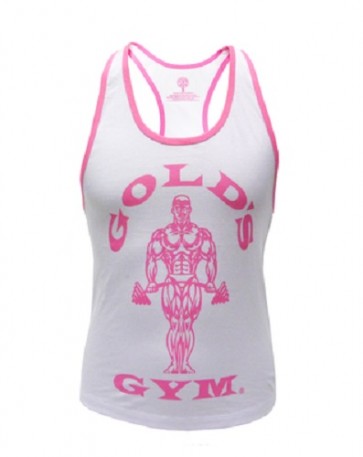 Gold´s Gym GGLVST021  - Ladies Loose Fit Tank - white