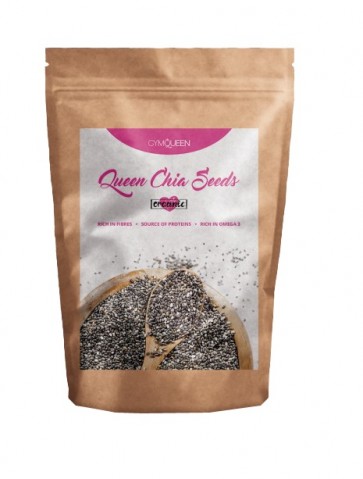 Gymqueen Chia Seeds (400g Beutel)