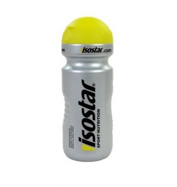 Isostar Wasserflasche / Trinkflasche 650ml - Kappe Gelb
