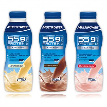 Multipower 55g Protein Shake 12x500ml