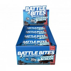 Battle Oats Protein Bites Bar 12x62g 