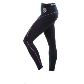 Gold´s Gym GGLPNT023  - Ladies Long Tight Pants - black/pink