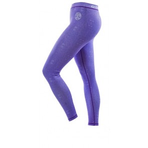 Gold´s Gym GGLPNT048  - Ladies Pattern Printed Long Tight Pants - lilac