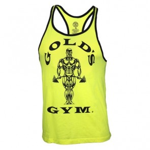 Gold´s Gym Muscle Joe Contrast Stringer Tank - Neon