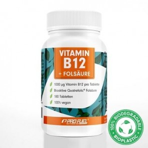 ProFuel VITAMIN B12 + FOLSÄURE - 180 Tabletten